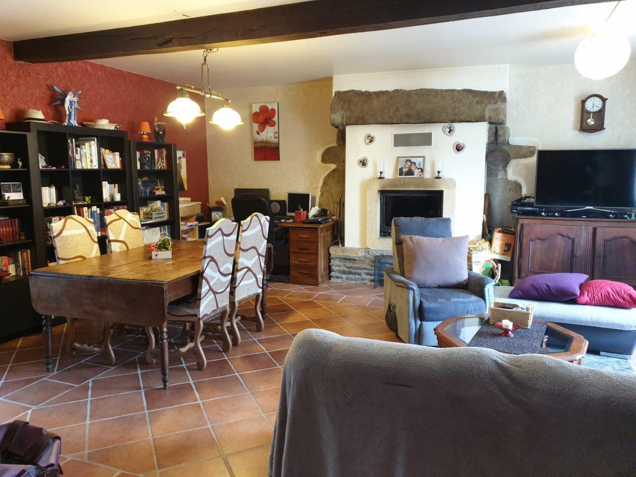 Ty Flour Di Lys Hotel Rochefort-en-Terre Bagian luar foto